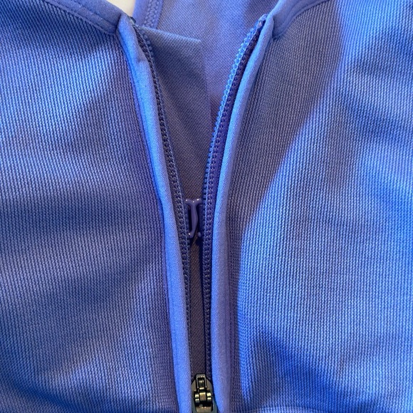 Avia Zip Front Sports Bra - Medium Support - Purple - Picture 5 of 6